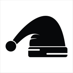 christmas hat icon vector design template