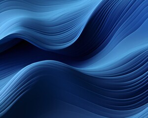 a blue blue snowy ice wall, sinuous lines, infrared film, dark indigo and beige