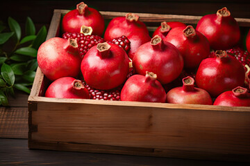 Ripe Pomegranate: Juicy, Sweet, and Bursting with Health Benefits