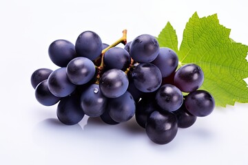 Grapes: A Bunch of Juicy, Ripe Berries on the Vine