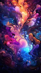 abstract background with bubbles