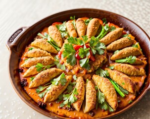 Vegan Elegance: Ultra-Realistic Food Composition
