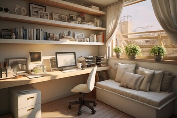 Transformed Micro-Spaces and Basements into Cozy Home Offices