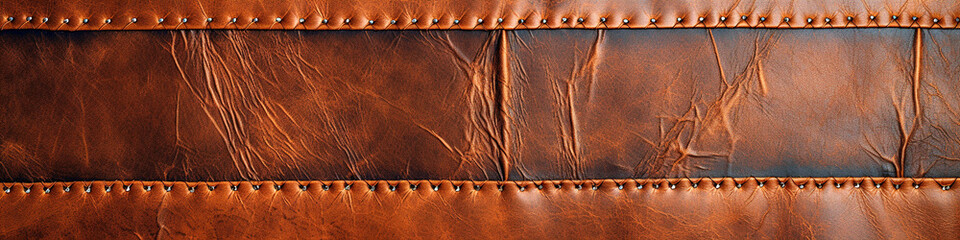 Studded Leather Belt Texture - obrazy, fototapety, plakaty
