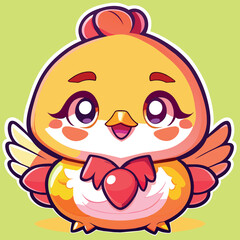 sweet-cute-chicken-game-character