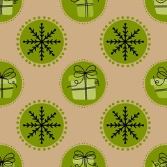 Christmas snowflakes seamless snow pattern for wrapping paper and kids clothes print and winter and new year