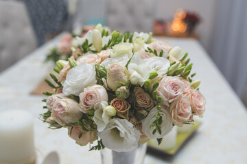 Romantic Floral Arrangement for Wedding Ceremony
