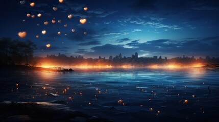 Happy Valentine's Day. Celebrating love: valentine romance, hearts, and sweet moments captured in a whimsical journey of affectionate connection.