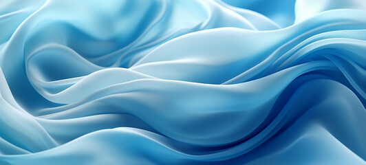 Obraz premium Rippling Fabric Underwater Elegance of Flowing Textiles Submerged Fabric Ripples Textile Submersion Fabric Underwater Melting into the Water Flowing Blue Fabric Movement background Flowing Fabric Flow