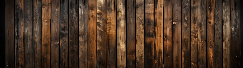 Rustic Wooden Planks Close-Up