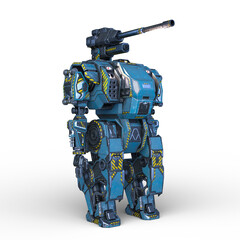 戦闘ロボット　3DCG レンダリング