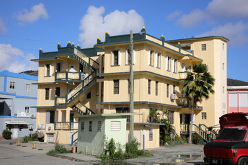 Gebäude auf Tortola (Karibik) - obrazy, fototapety, plakaty