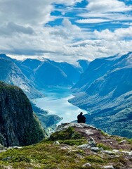 Contemplation - Loen, Norway - mountain landscape