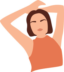 Fototapeta premium Woman Portrait Abstract