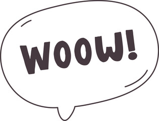 Woow Speech Bubble