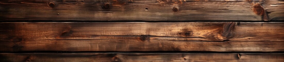 Rustic Brown Wooden Plank Wall Texture