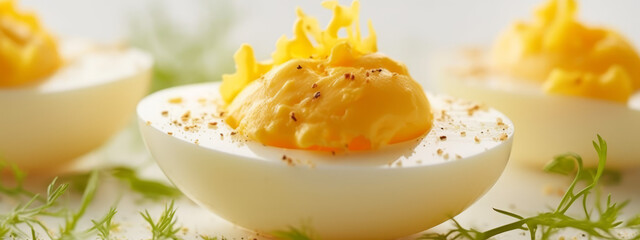 Eggs Mimosa, French Deviled Eggs