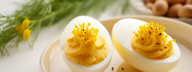 Eggs Mimosa, French Deviled Eggs