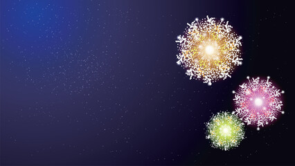 ニューイヤーの背景ベクター素材