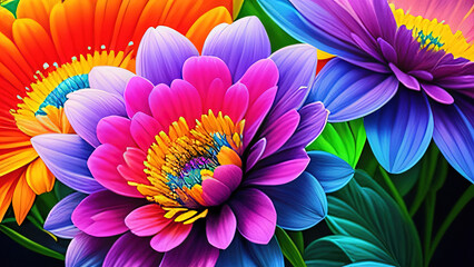 Obraz premium colorful lotus flower