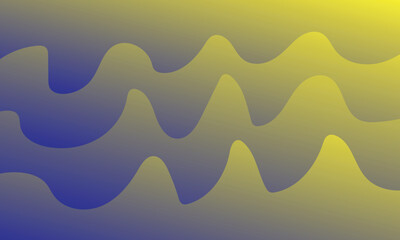 Abstract background yellow with dark waves