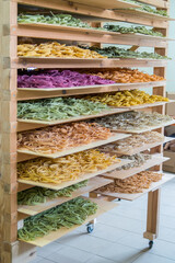 Delicious Italian pasta dish with noodles, sauce, and cheese.