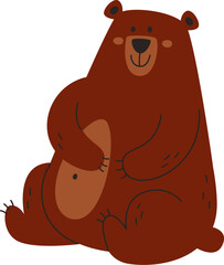 Bear Animal Sitting