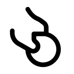 coint payment line icon