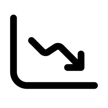 decrease line icon