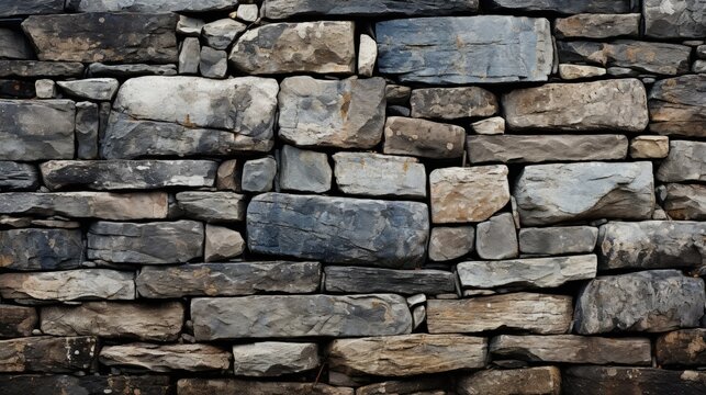 Timeless and Sturdy Gray Stone Wall