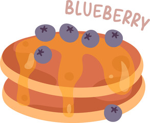 Pancakes With Blueberries