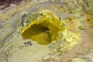 Volcanic vent in Galapagos
