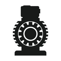 Electric motor icon vector