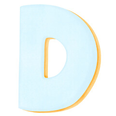 Letter D