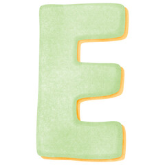 Letter E