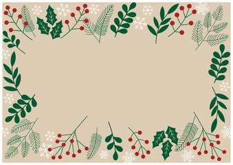 クリスマス豪華フレーム北欧風