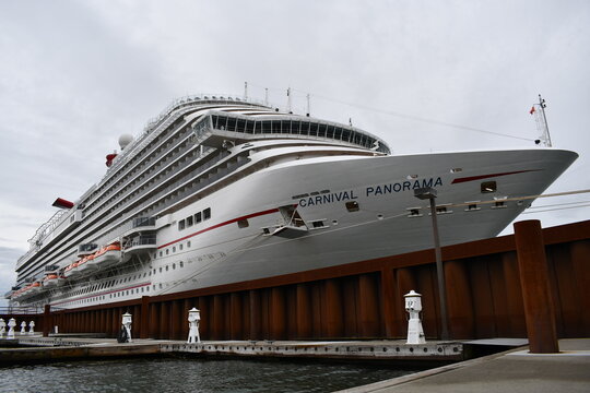 Carnival cruise ship Panorama docked at Pier One.