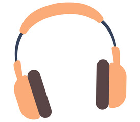 Vector headphones icon.