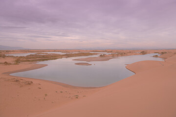 Gobi Desert of Inner Mongolia around Wuhai, China.