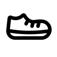shoes line icon