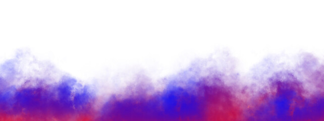 Gradient Color Vector isolated smoke PNG. Steam explosion special effect. Effective texture of steam, smoke, fog, clouds, Background of smoke vape