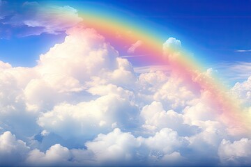 Rainbow in the sky 