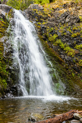 Dog Creek Falls, Columbia River Gorge, Cook, Washington, USA