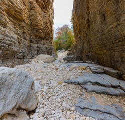 The Deep Terraced Walls of Devils Hall, Guadalupe Mountains National Park, Texas, USA