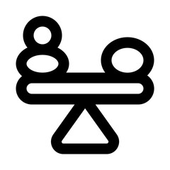 balance line icon 