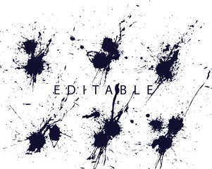 Set of blood vector element background