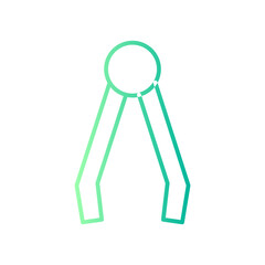 tongs gradient icon