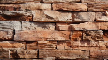 Brown stone wall background or texture