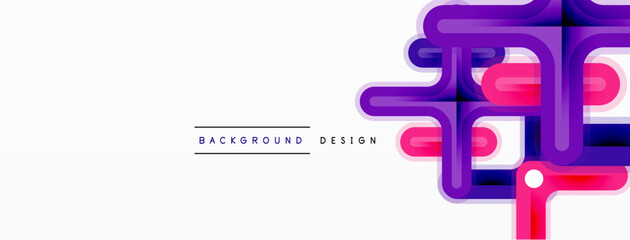 Minimal geometric background cross line. Design for wallpaper, banner, background, landing page, wall art, invitation, prints, posters