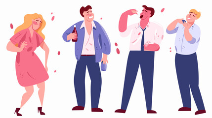 Concept vector illustration of business situation.